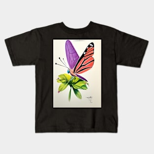 CUTE RED BUTTERFLY Kids T-Shirt